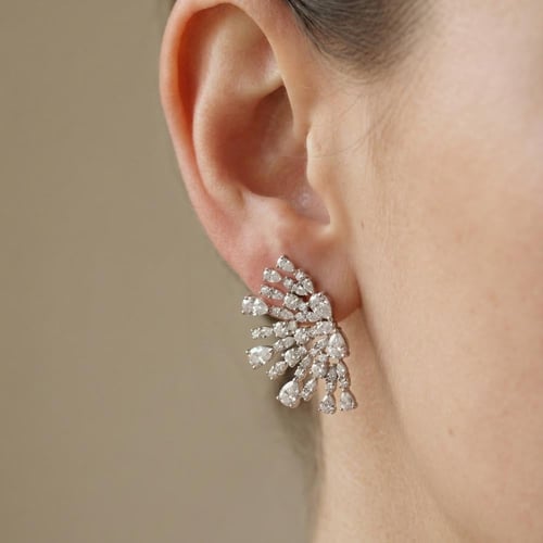 [E021] حلق مطلي بالذهب