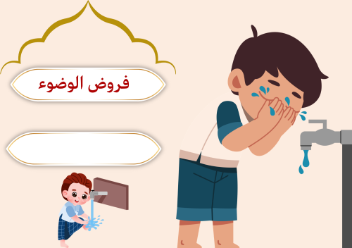 مطوية الفقة للصف الثاني إبتدائي ف2 (فروض الوضوء) ل...