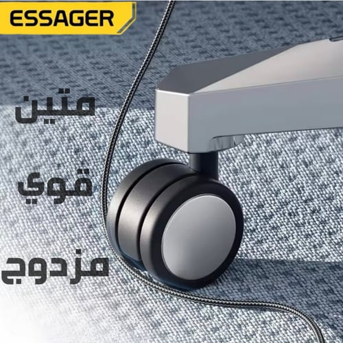 سلك شاحن 2m من نوع C سريع للايفون وايبآد من ماركة...