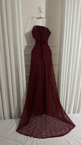 فستان دانتيل فخم سهرة EV246