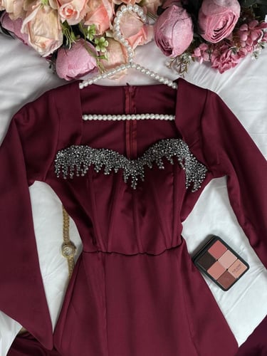 فستان سهره ev128