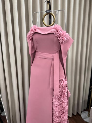 فستان سهره بورود ev107