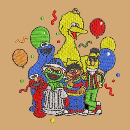 تصميم عائلة سمسم 10*12 سم