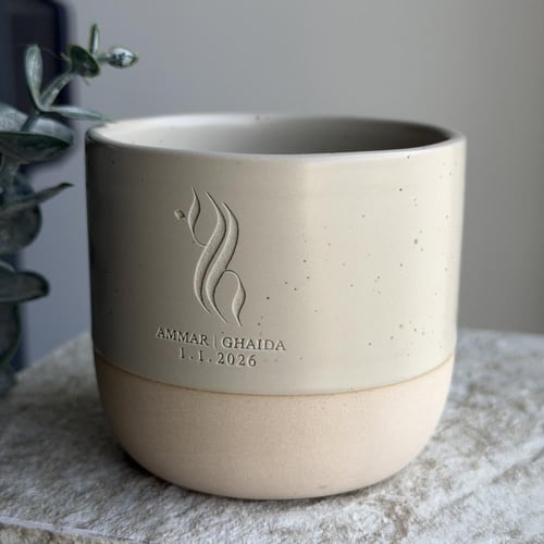 كوب سيراميك حفر ليزر