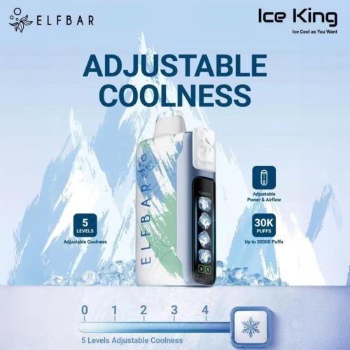 الف بار ايس كينق 30000 - Elfbar Ice King 20mg