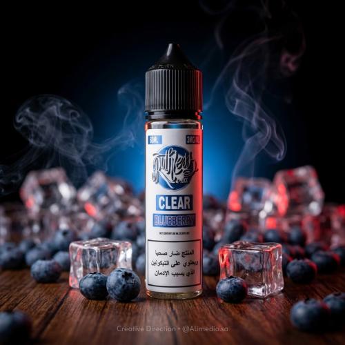 روثلس كلير توت ازرق ايس 60 مل - Clear Blueberry Ic...
