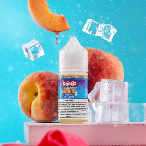 بومب خوخ ايس 30 مل - Peach Ice By Bomb 30ml