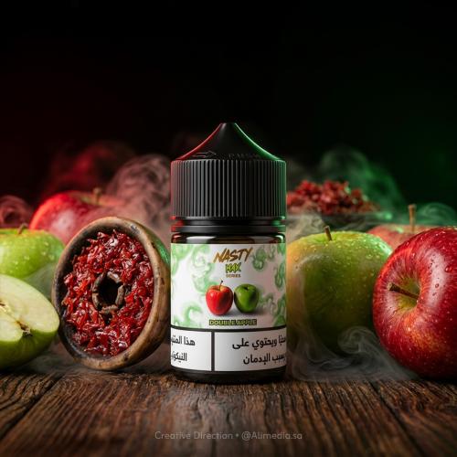 ناستي ماكس تفاحتين 60 مل - Double Apple By Nasty M...