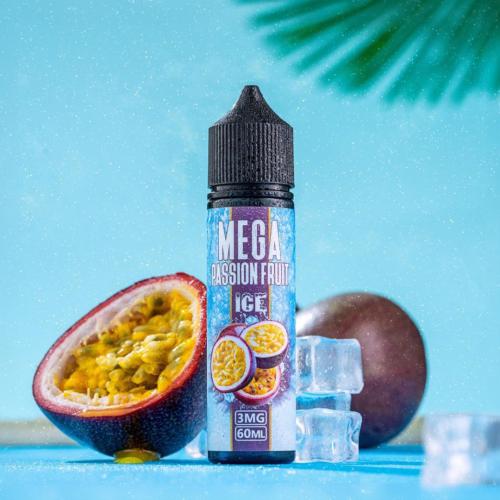 ميقا باشن فروت ايس 60 مل - Passion Fruit Ice By Me...