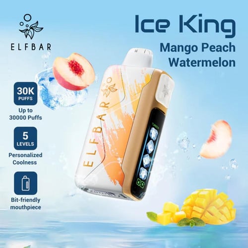 الف بار ايس كينق 30000 - Elfbar Ice King 20mg