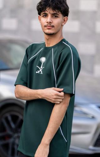 تيشرت اليوم الوطني السعودي 96 شبابي