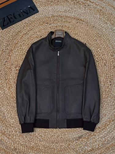 جاكيت إرمينيجيلدو زينيا الجلدي الفاخر (Ermenegildo Zegna Leather Jacket)