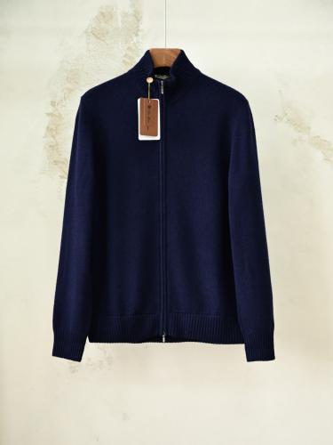 سترة لورو بيانا الرجالية الكشمير بسحاب كامل (Loro Piana Full-Zip Cashmere Cardigan)
