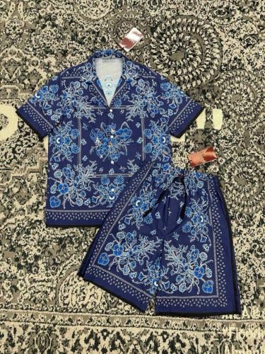 طقم غوتشي صيفي بنقشة الزهور Gucci Floral Bandana P...