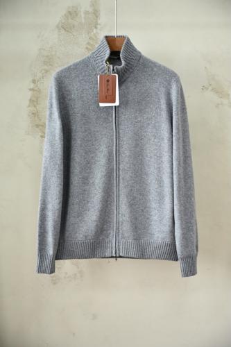 سترة لورو بيانا الرجالية الكشمير بسحاب كامل (Loro Piana Full-Zip Cashmere Cardigan)