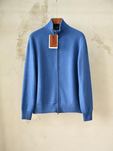 سترة لورو بيانا الرجالية الكشمير بسحاب كامل (Loro Piana Full-Zip Cashmere Cardigan)