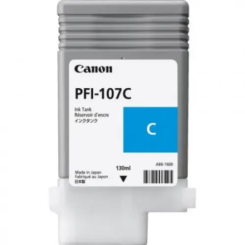 حبر سائل كانون أصلي PFI107 130ML سماوي
