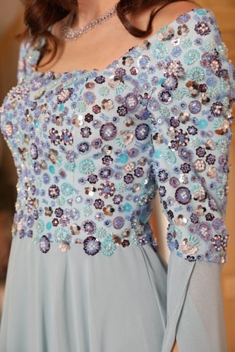 شيفون بيبي بلو بصدريه ورود شك تسلييم 5 ايام عمل