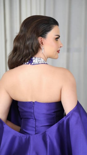 VB019 تفته بتطريز فضي