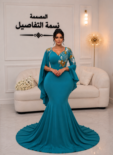 فستان كريب