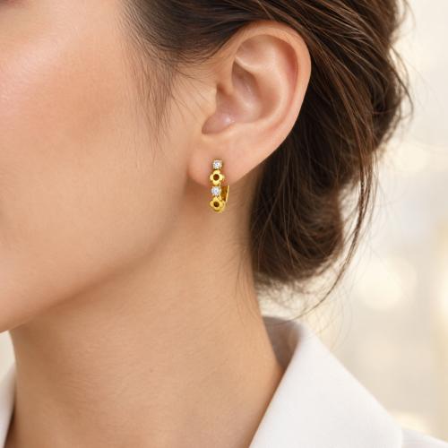 حلق فضه عيار 925