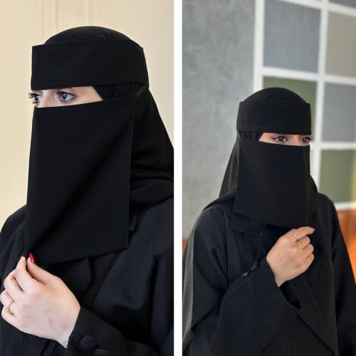 عرض 2 نقاب قصير + نقاب وسط