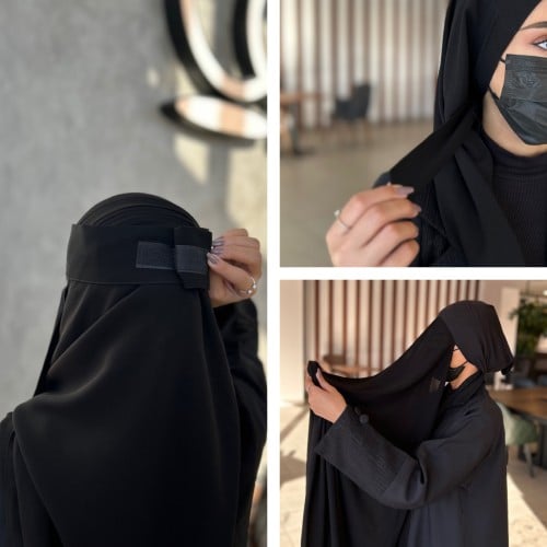 عرض نقاب لاصق +طرحه ربط +طرحه بندانه