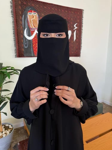 عباية رقم 350 + طرحه مجانًا