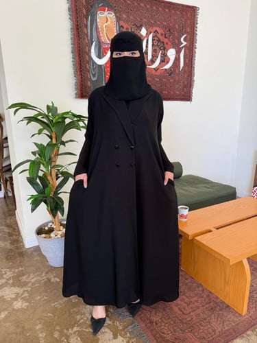 عباية رقم450 + طرحه مجانًا