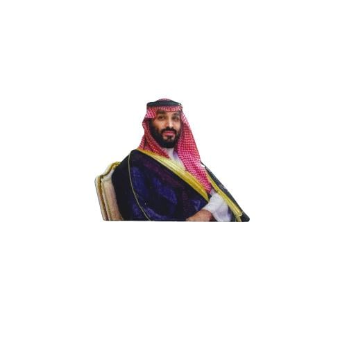 ستكر معدني - ولي العهد محمد بن سلمان
