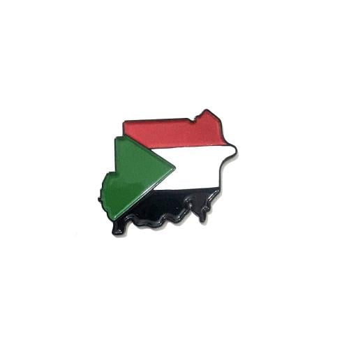 ستكر معدني - علم السودان