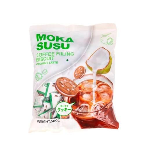 موكا سوسو بسكويت قهوة بنكهة لاتيه جوز الهند 500 جم