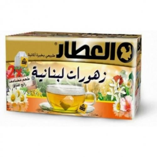 العطار - زهورات لبنانية 20 كيس شاي