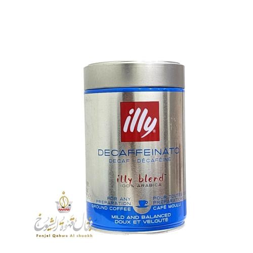 قهوة ايلي illy ديكافينتو مطحون متوسط التحميص ايطال...