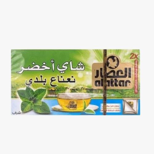 مشروب شاي أخضر بالنعناع العطار