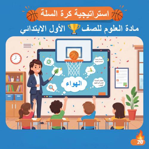 استراتيجية كرة السلة - لمادة العلوم للصف الأول الا...