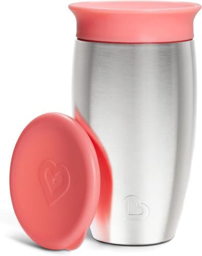 MUNCHKIN 10OZ MIRACLE® 360° STAINLESS STEEL SIPPY...