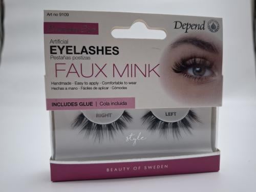 DEPEND ARTIFICIAL EYELASHES +GLUE FAITH