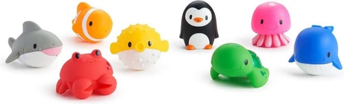 مانشكين العاب الاستحمام للأطفال 8 قطعة