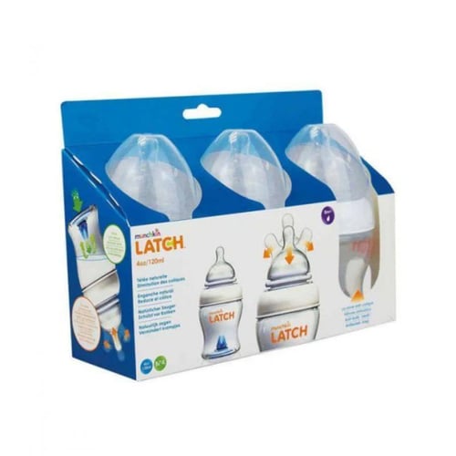 MUNCHKIN LATCH™ 4OZ BOTTLE NATURAL MOVEMENT TEAT -...