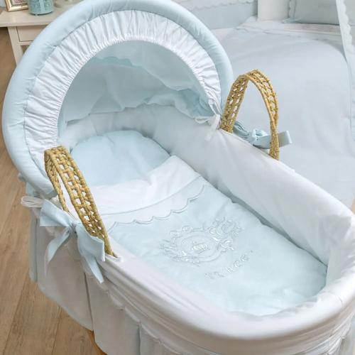 FUNNA BABY MOSES BASKET BLUE