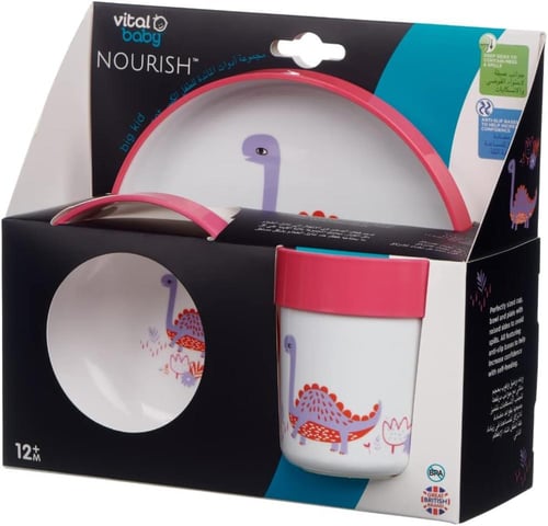 فيتال بيبي نوريش مجموعة أدوات المائدة للأطفال فيز