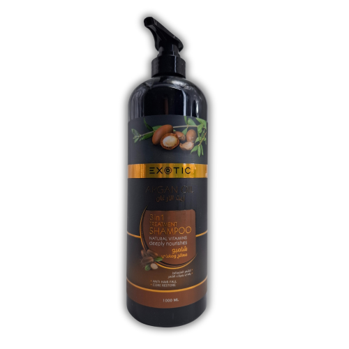 Exotic Argan Oil Shampoo 3 in 1 1000 ml (ايكزوتيك...