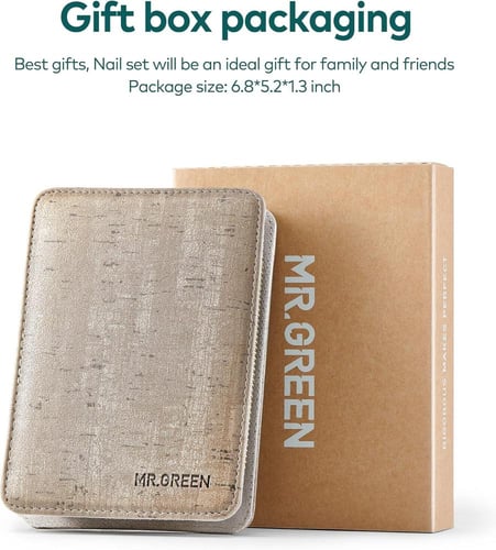 MR. GREEN Professional Manicure & Pedicure Set: مج...