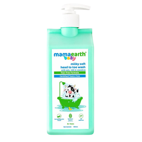 Mamaearth Milky Soft 2-in-1 Tear-Free Body Wash: غ...