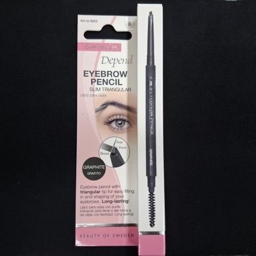 DEPEND EYEBROWPENCIL SLIM&TRIANGULAR GRAPHITE GRAY