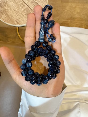 مسباح فاتوران اسود ملخوط معرق تمليكة