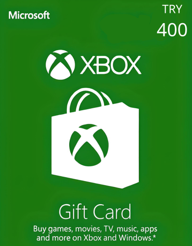 كود شحن 400 ليره اكس بوكس ( Xbox Gift Card TL 400)