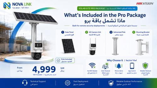 Solar Site Pro Package | باقة مراقبة المواقع بالطاقة الشمسية برو