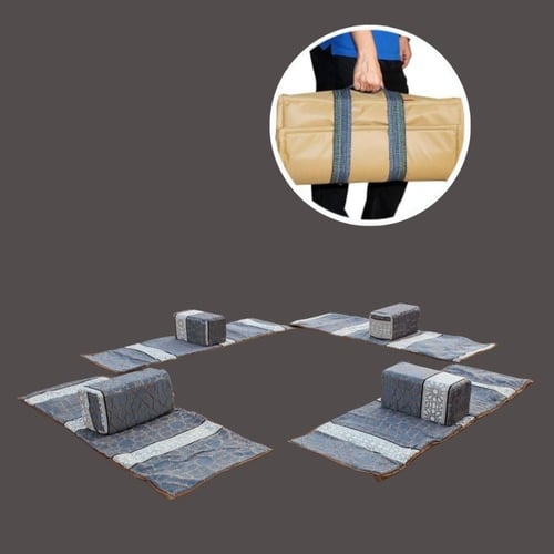 طقم جلسة أرضية بلباد قابل للطي والتخزين – تصميم عم...